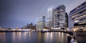 Artist's impression of the new Commercial Bay precinct