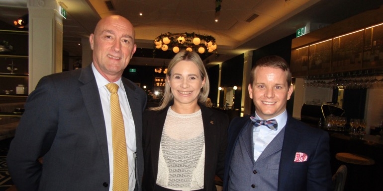 At the launch of the new high tea at Hotel Grand Windsor in Auckland… Ronnie Ronalde, groups operations manager CPG Hotels; Lisa Breckon, director of sales and marketing; Chris Dickinson, general manager, Hotel Grand Windsor